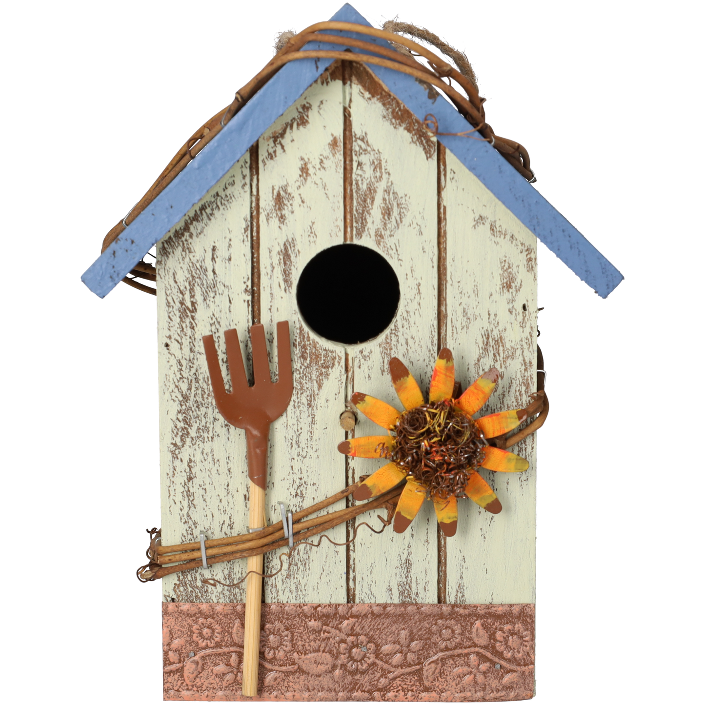 Vogelhuisje - Schattig vogelhuis voor vogels - Nestkastje - Lichtblauw & Blauw