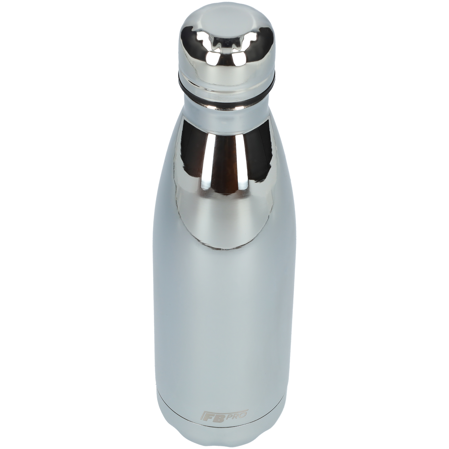 FBFS56, Thermosfles, Drinkfles, Waterfles - 500ml - Chrome Silver -Chroom Zilver