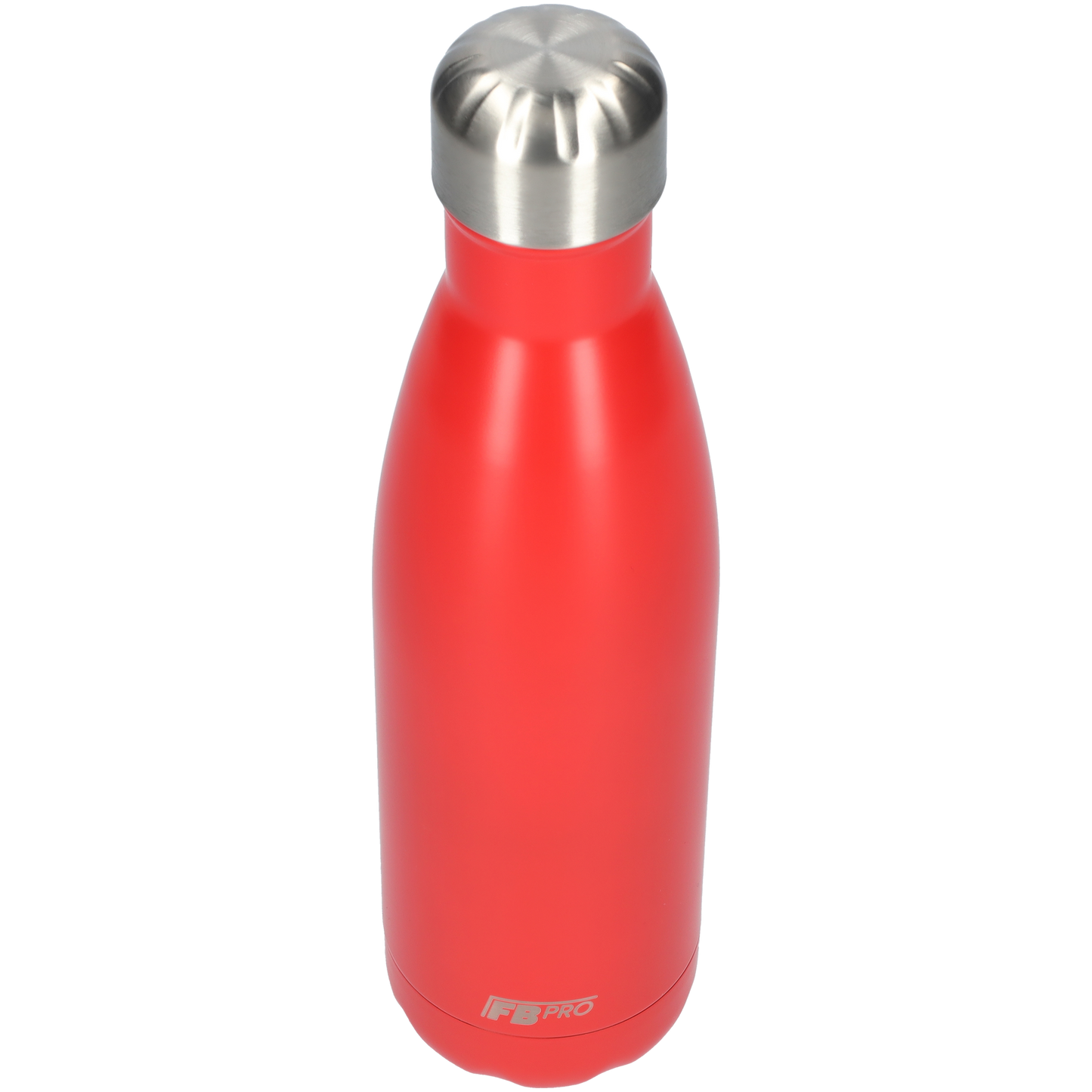 FBFS111, Thermosfles, Drinkfles, Waterfles - Modern & Slank Design - Thermos Fles voor de Warme en Koude Dagen - Dubbelwandig - Robuuste Thermoskan - 500ml - Charged Red - Opgeladen Rood