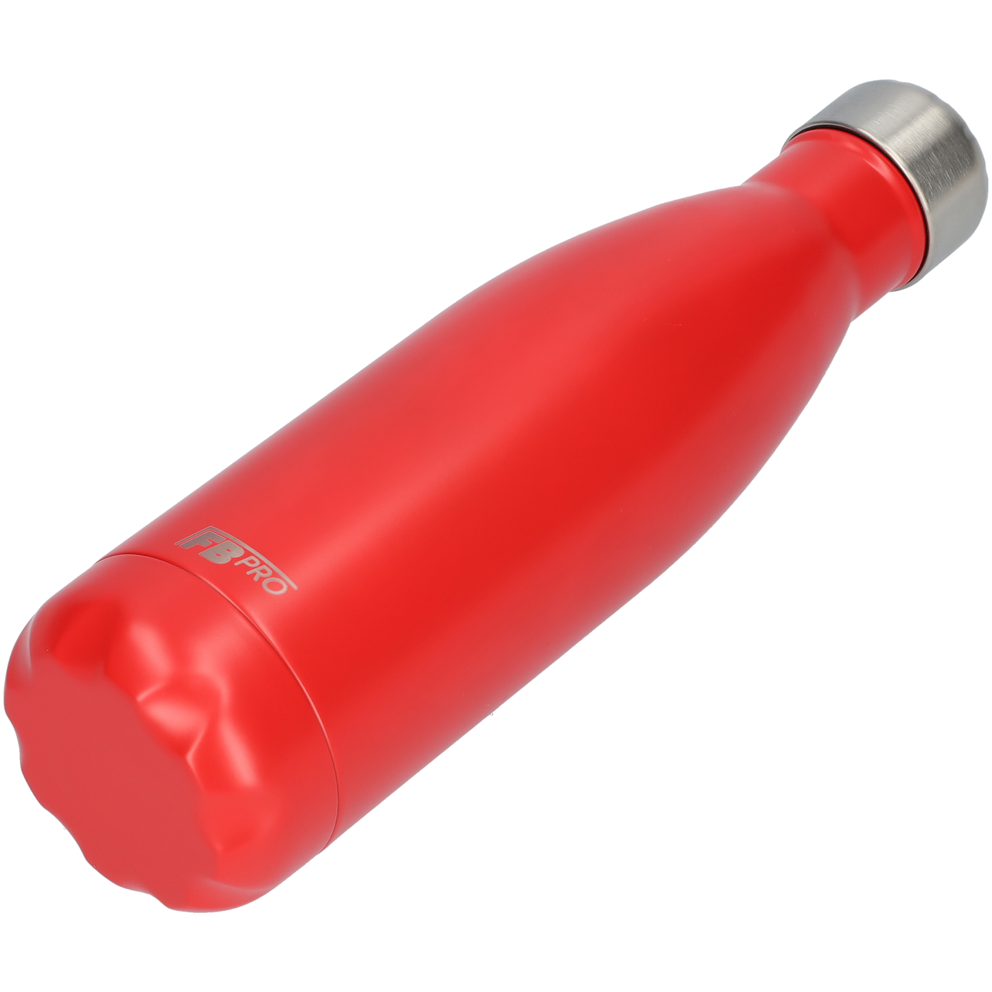 FBFS111, Thermosfles, Drinkfles, Waterfles - Modern & Slank Design - Thermos Fles voor de Warme en Koude Dagen - Dubbelwandig - Robuuste Thermoskan - 500ml - Charged Red - Opgeladen Rood