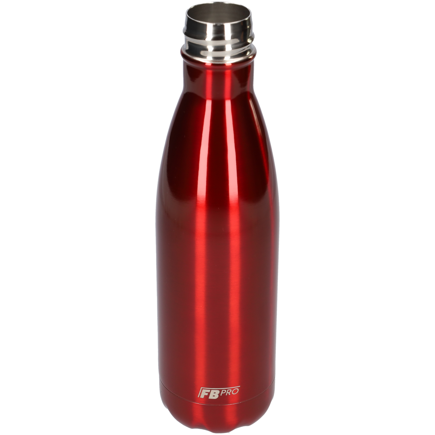 FBFS15, Thermosfles, Drinkfles, Waterfles - Dubbelwandig - 500ml - Ruby Red - Glanzend Rood