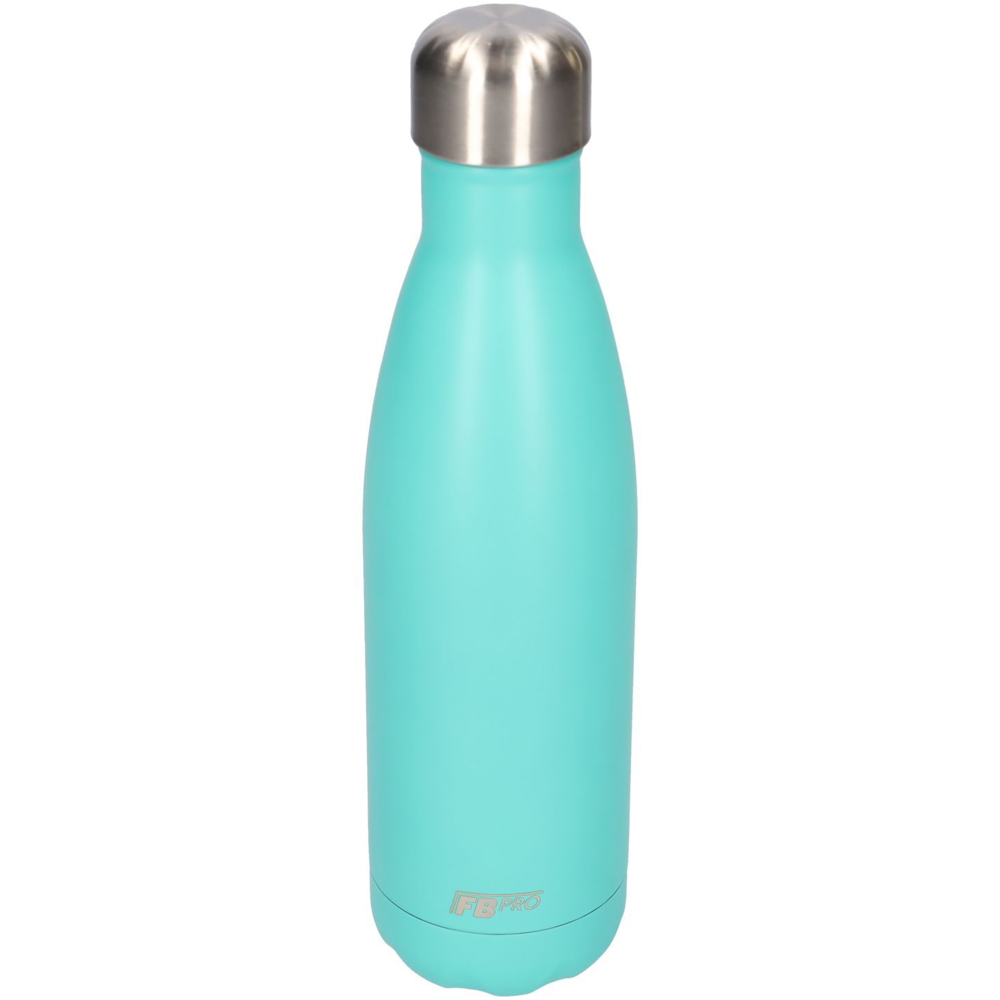 FBFS4, Thermosfles, Drinkfles, Waterfles - Dubbelwandig - 500ml - Minty Turquoise - Mat Turquoise