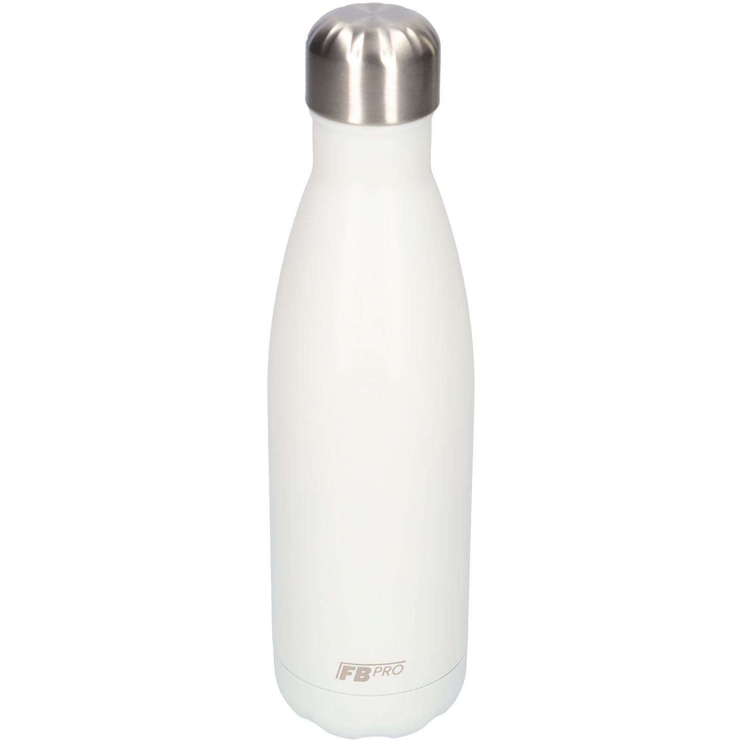 FBFS9, Thermosfles, Drinkfles, Waterfles - Dubbelwandig - 500ml - Matte White - Mat Wit