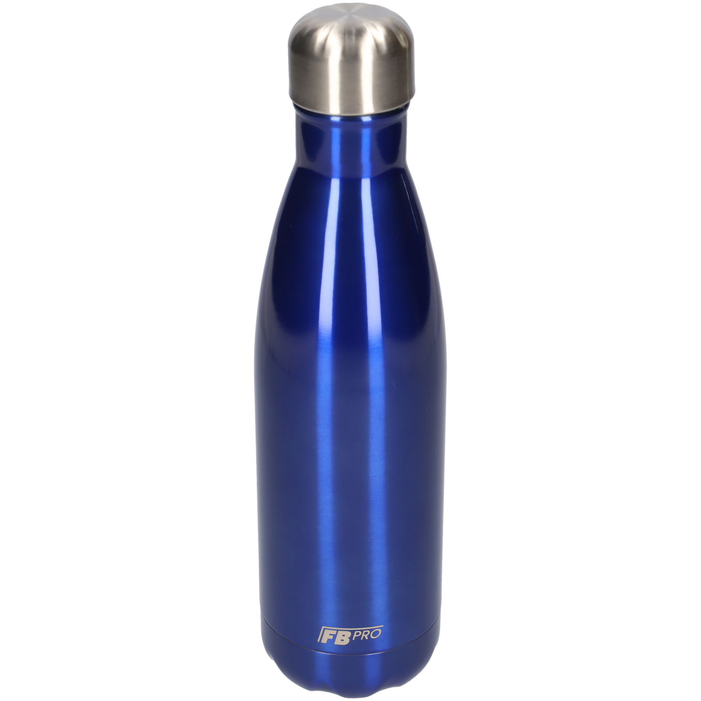 FBFS17 Thermosfles, Drinkfles, Waterfles - Dubbelwandig - 500ml - Sapphire Blue - Glanzend Blauw