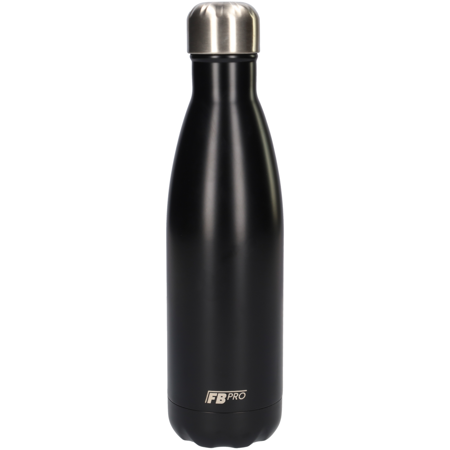 FBFS8, Thermosfles, Drinkfles, Waterfles - Dubbelwandig - 500ml - Matte Black - Mat Zwart