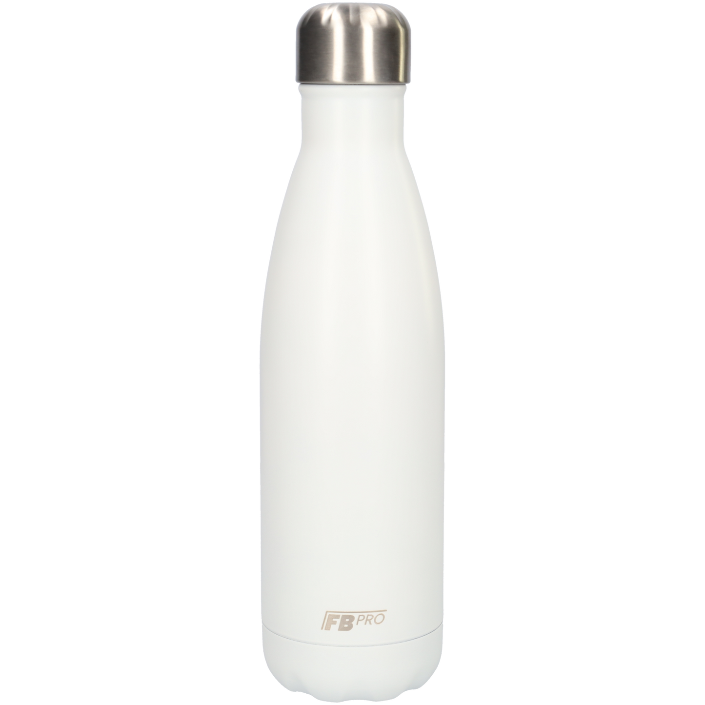 FBFS9, Thermosfles, Drinkfles, Waterfles - Dubbelwandig - 500ml - Matte White - Mat Wit