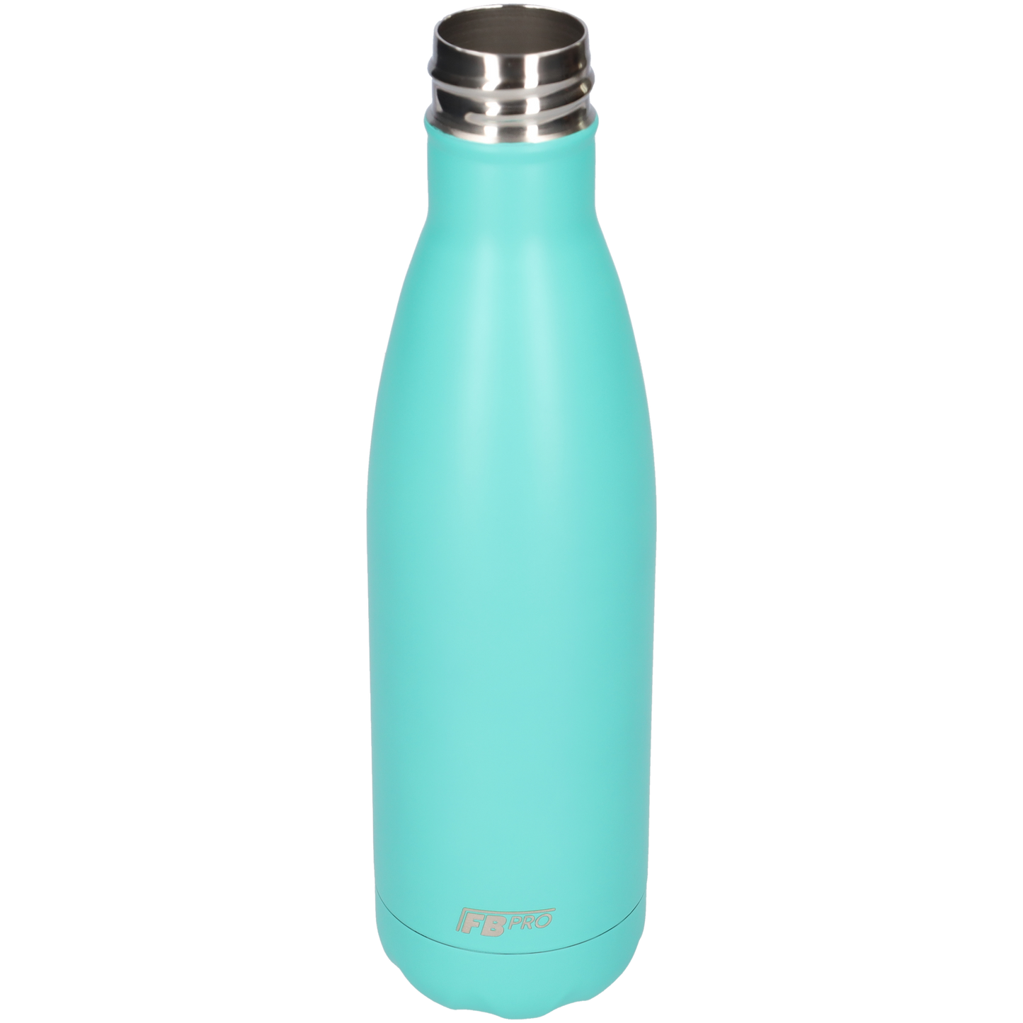 FBFS4, Thermosfles, Drinkfles, Waterfles - Dubbelwandig - 500ml - Minty Turquoise - Mat Turquoise