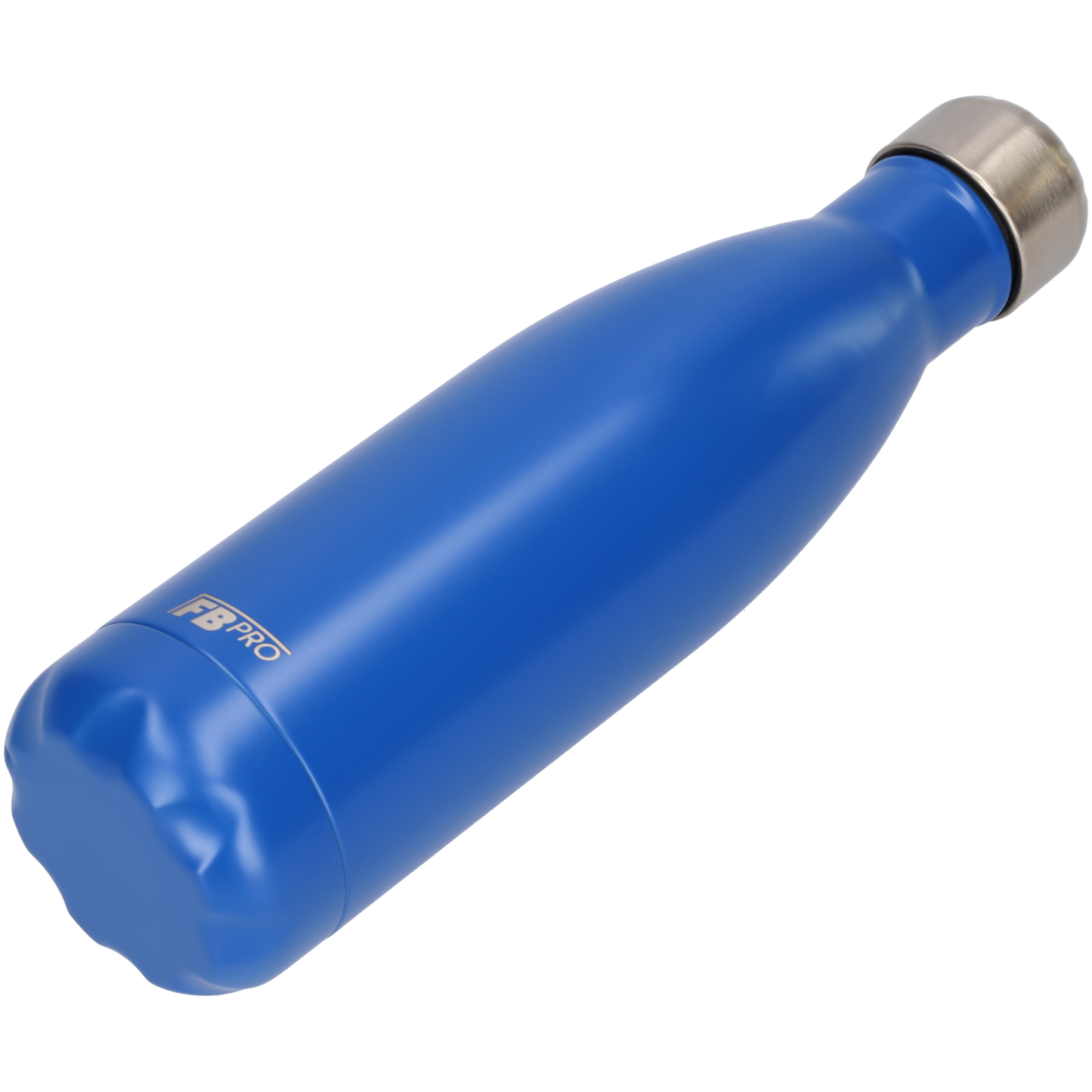 FBFS2, Thermosfles, Drinkfles, Waterfles - Dubbelwandig - 500ml - Sea Blue - Mat Blauw