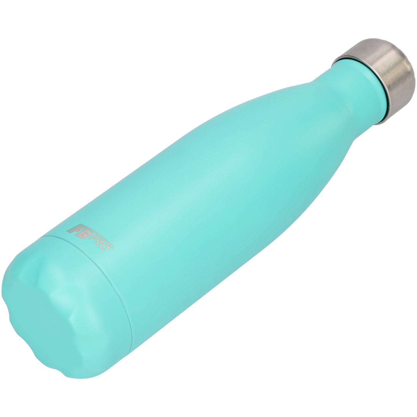 FBFS4, Thermosfles, Drinkfles, Waterfles - Dubbelwandig - 500ml - Minty Turquoise - Mat Turquoise