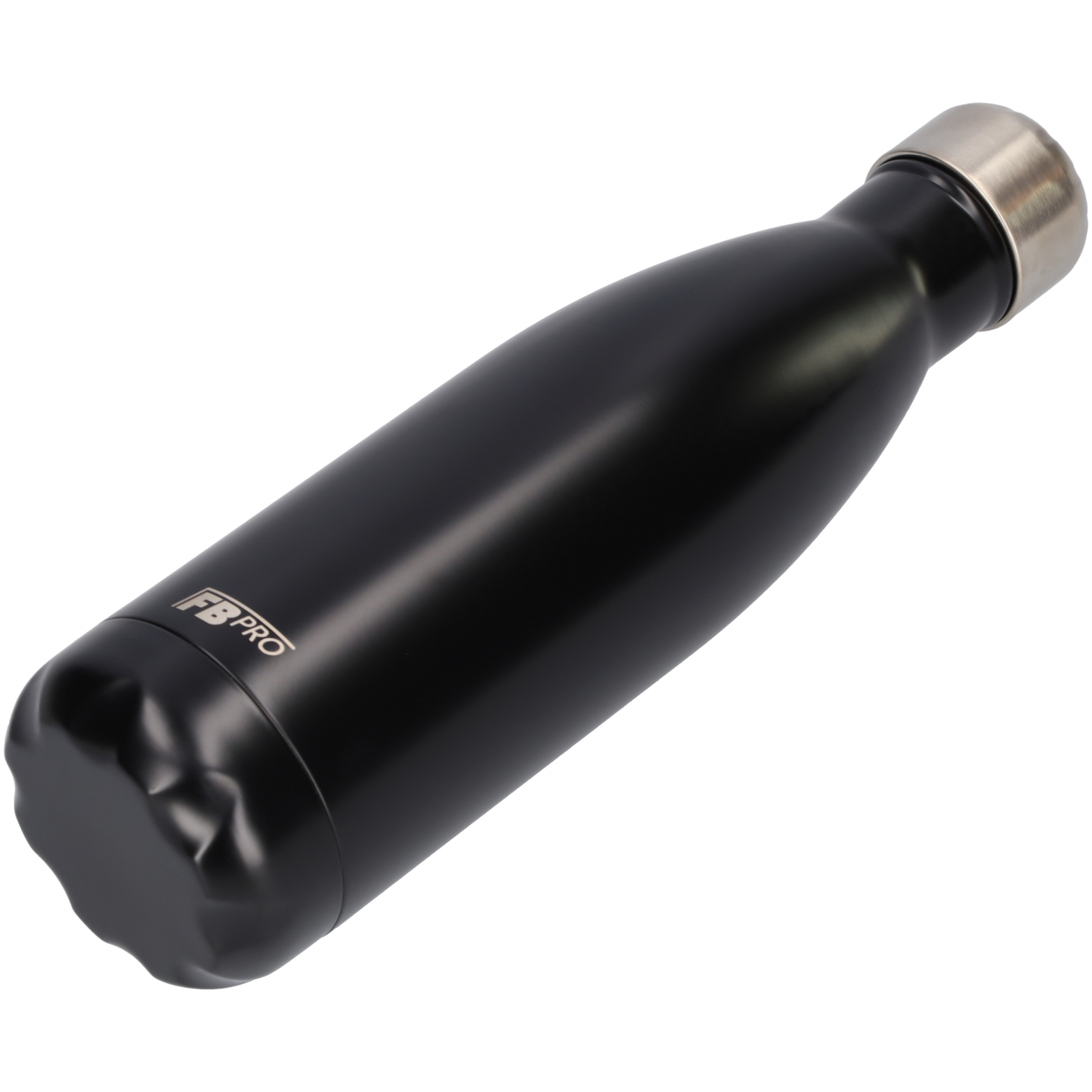 FBFS8, Thermosfles, Drinkfles, Waterfles - Dubbelwandig - 500ml - Matte Black - Mat Zwart