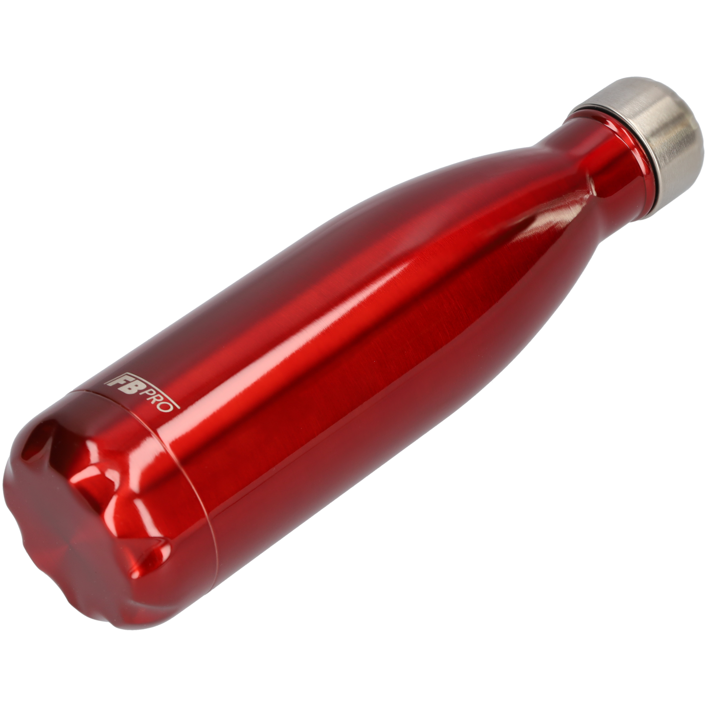 FBFS15, Thermosfles, Drinkfles, Waterfles - Dubbelwandig - 500ml - Ruby Red - Glanzend Rood