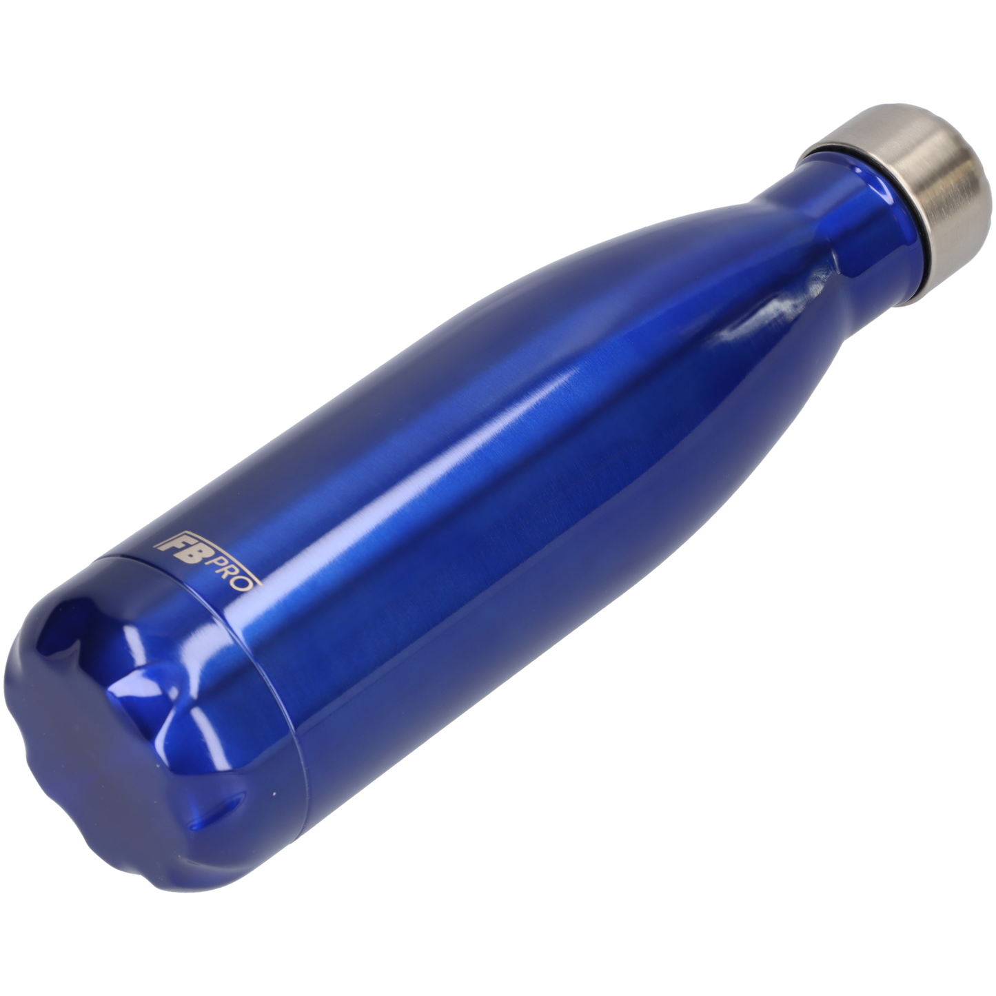 FBFS17 Thermosfles, Drinkfles, Waterfles - Dubbelwandig - 500ml - Sapphire Blue - Glanzend Blauw