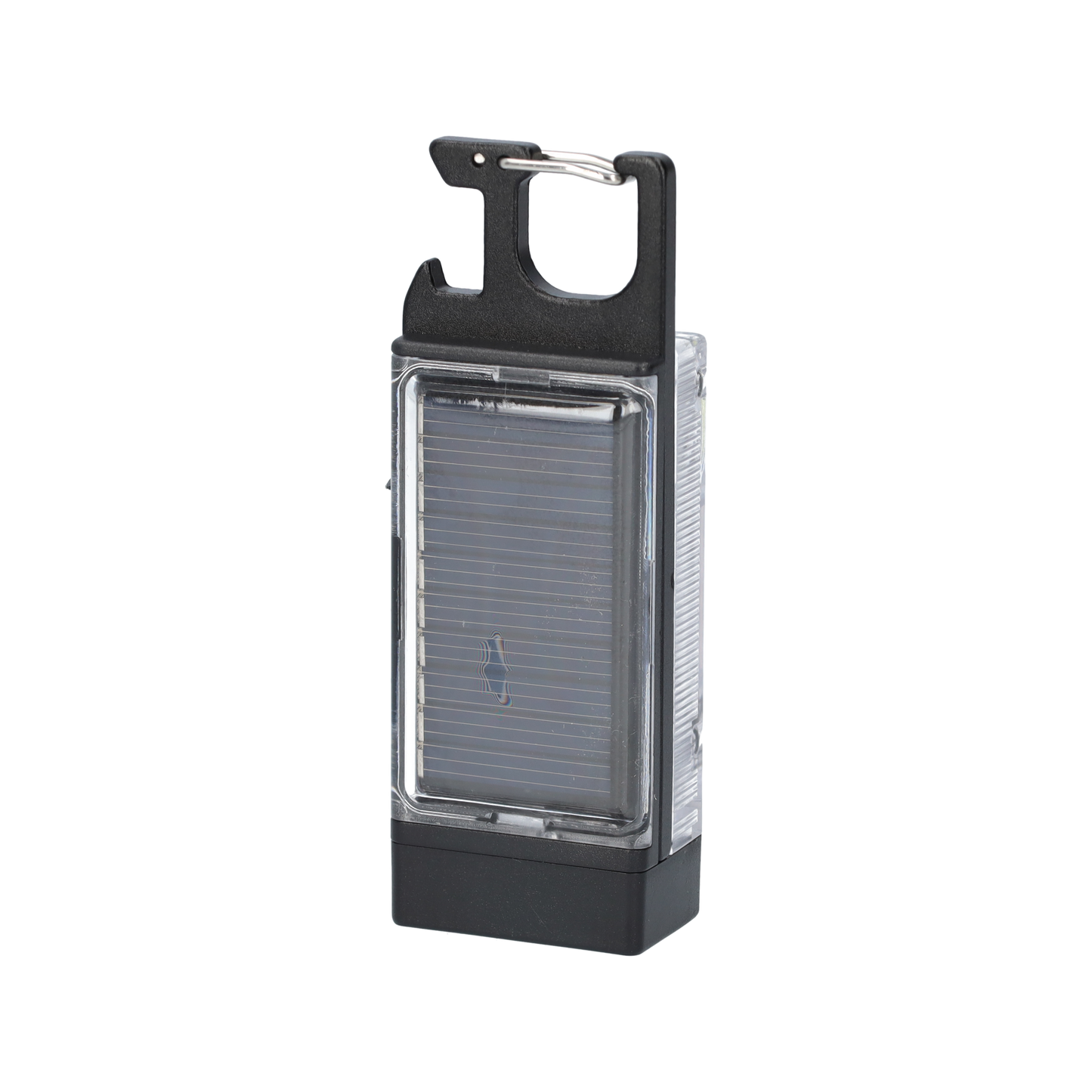 LED Zaklamp met Keychain - Doorzichtig Design, Kan Opladen door Zonne-Energie!