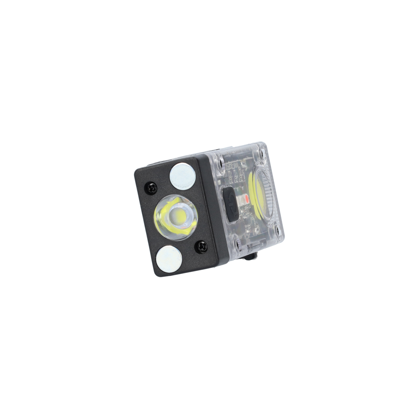 LED Zaklamp met Keychain - Doorzichtig Design, Kan Opladen door Zonne-Energie!