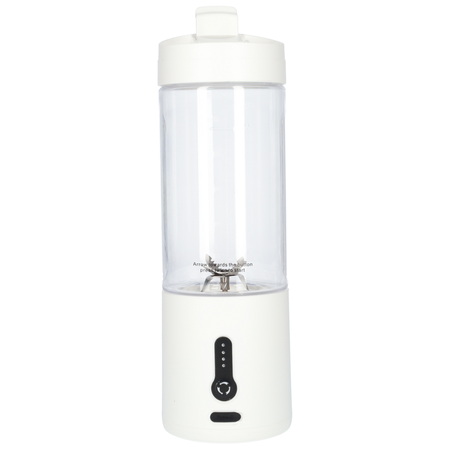 Smoothie Blender - 500ml - USB-C Oplaadbaar - Wit