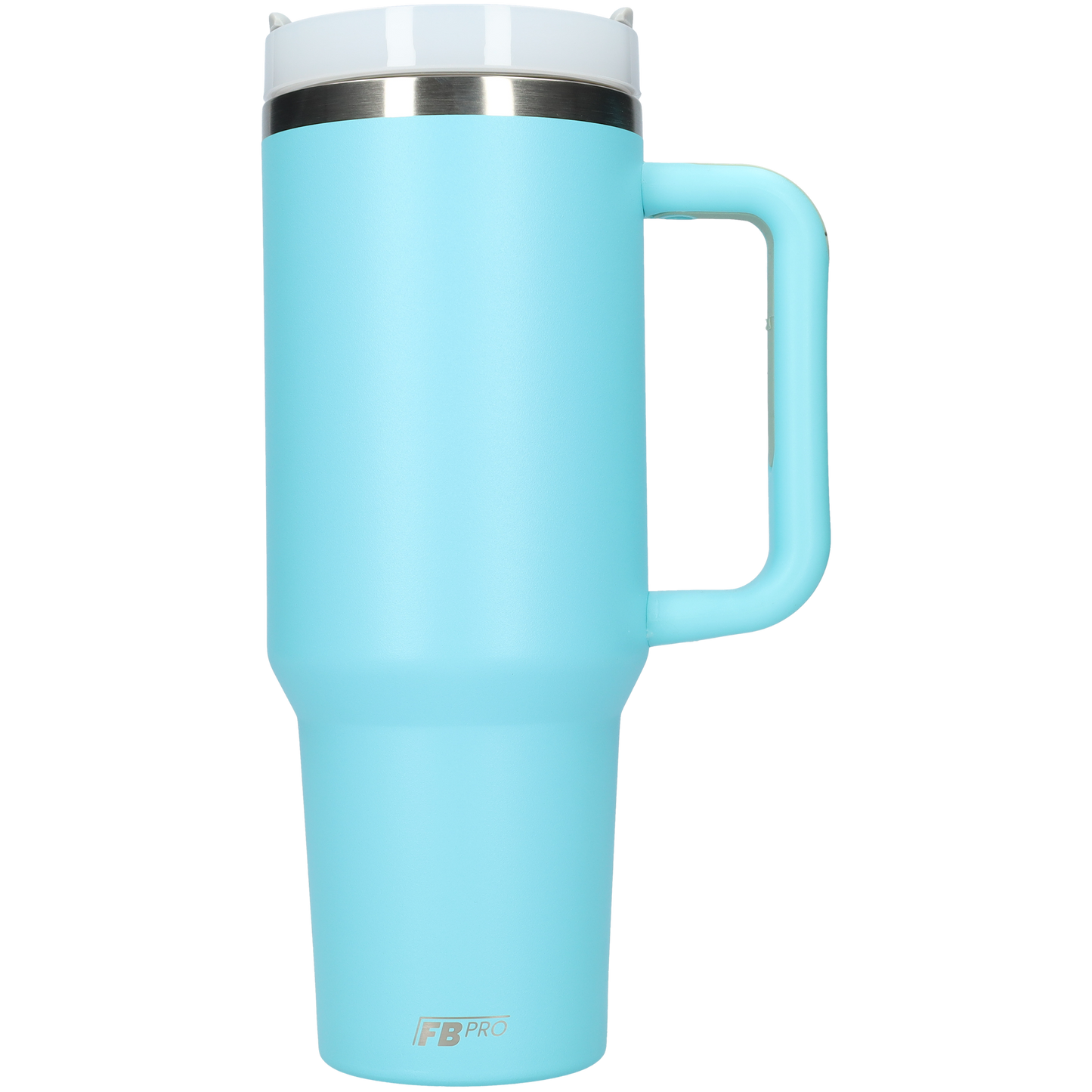 Thermos drinkbeker tumbler 1.2L met handvat en rietje - Thermosbeker - 1200 ML - Licht Blauw