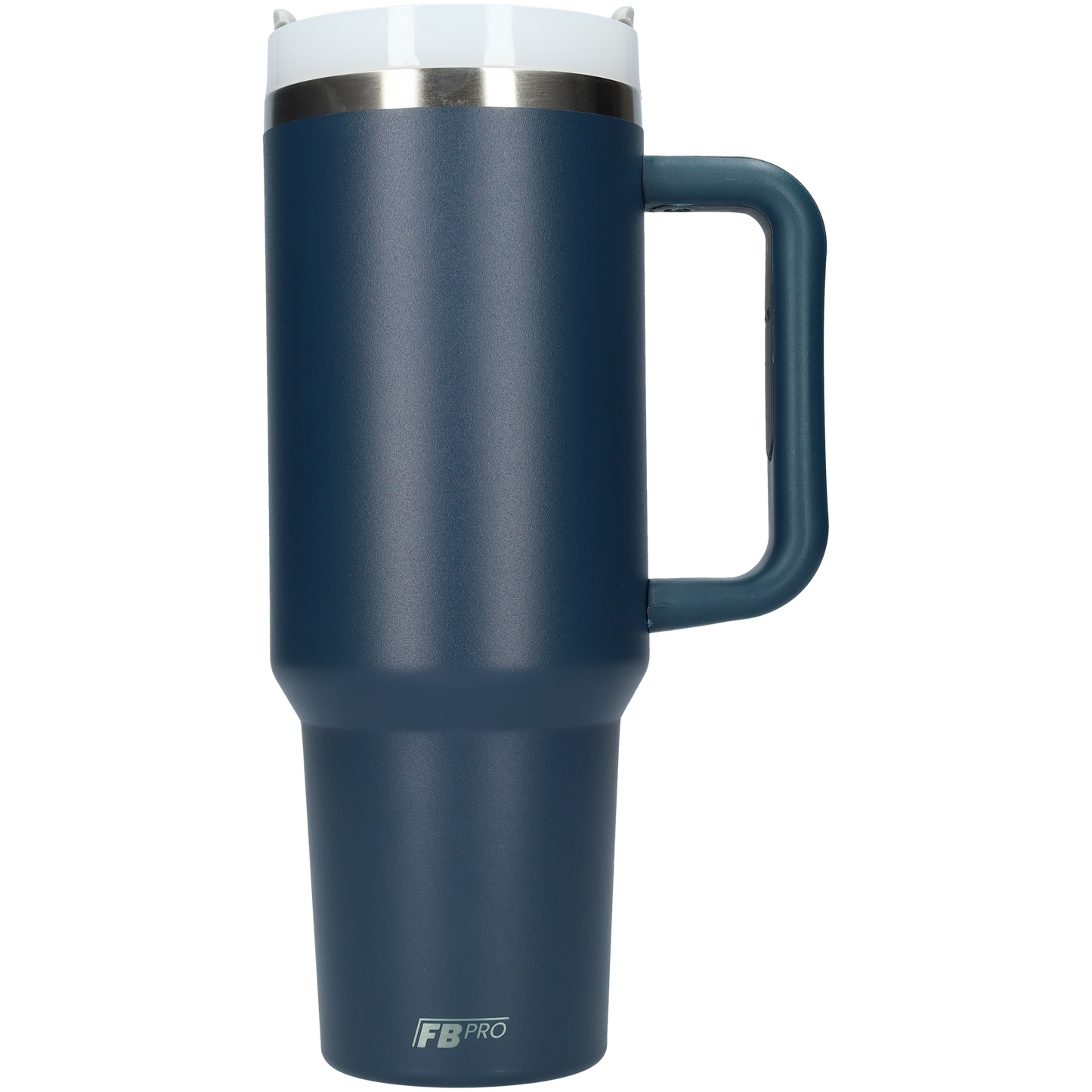 Thermos drinkbeker tumbler 1.2L met handvat en rietje - Thermosbeker - 1200 ML - Donker Blauw