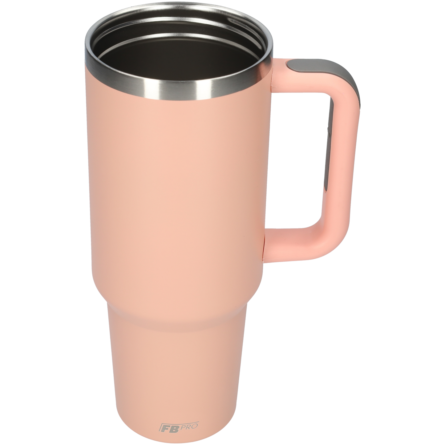 Thermos drinkbeker tumbler 1.2L met handvat en rietje - Thermosbeker - 1200 ML - Zalm Roze