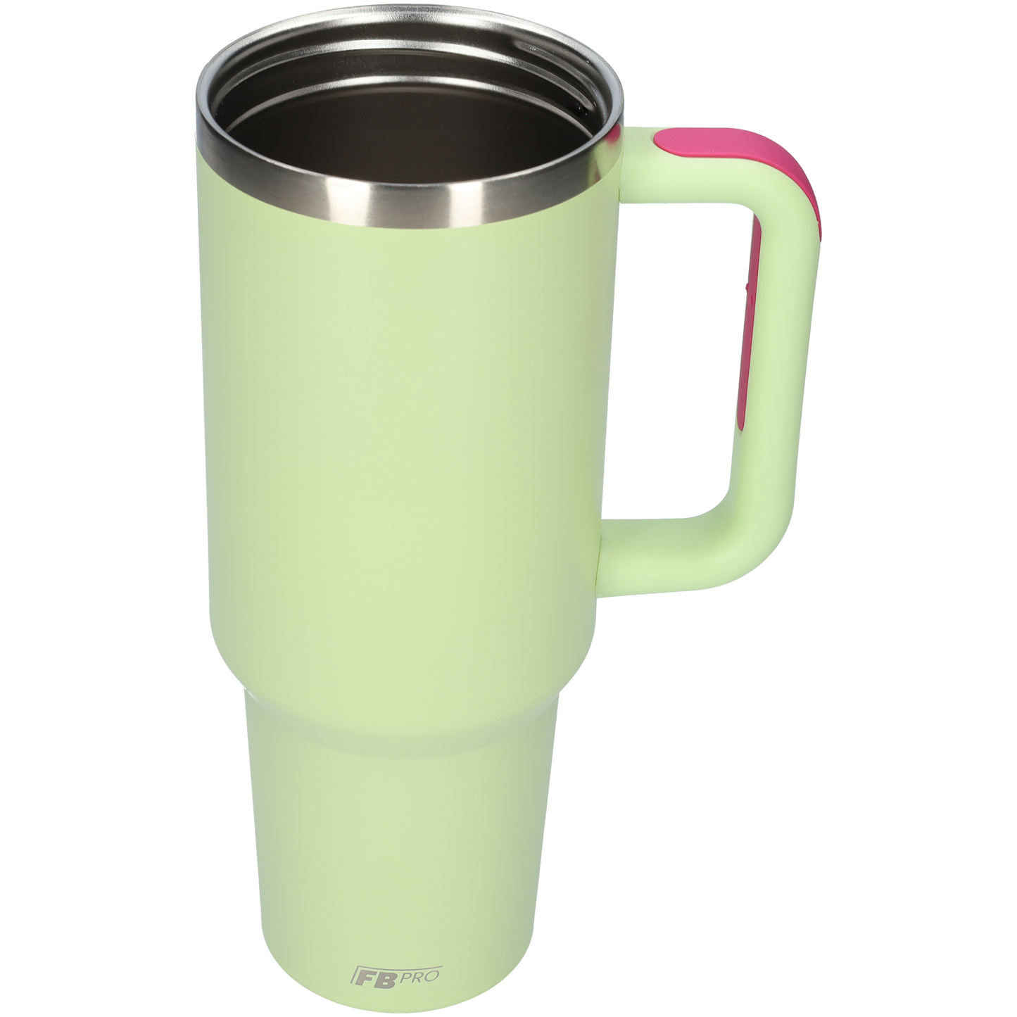 Thermos drinkbeker tumbler 1.2L met handvat en rietje - Thermosbeker - 1200 ML - Lichtgroen