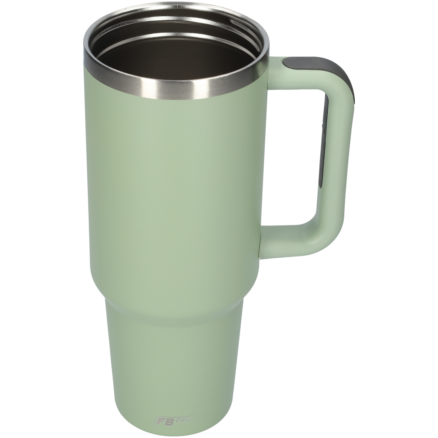 Thermos drinkbeker tumbler 1.2L met handvat en rietje - Thermosbeker - 1200 ML - Leger Groen