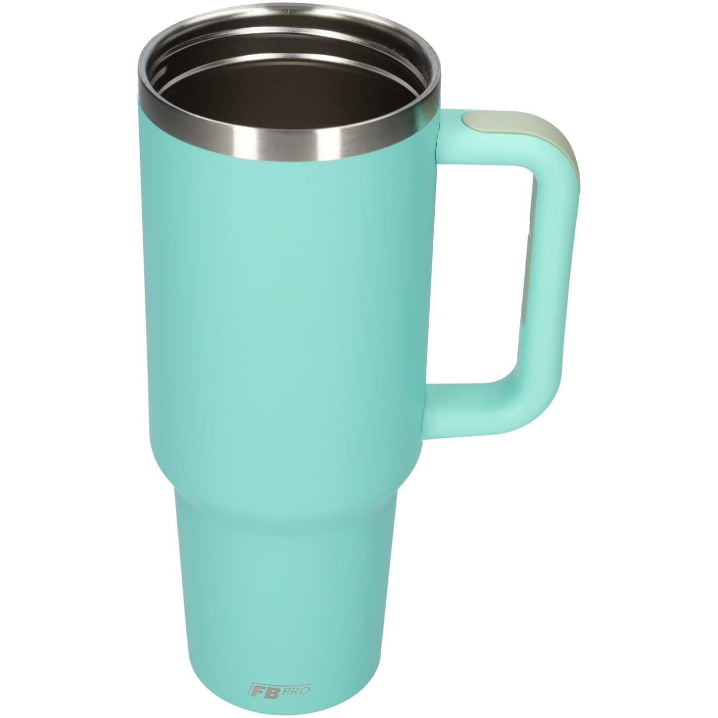 Thermos drinkbeker tumbler 1.2L met handvat en rietje - Therosbeker - 1200 ML - Turquoise