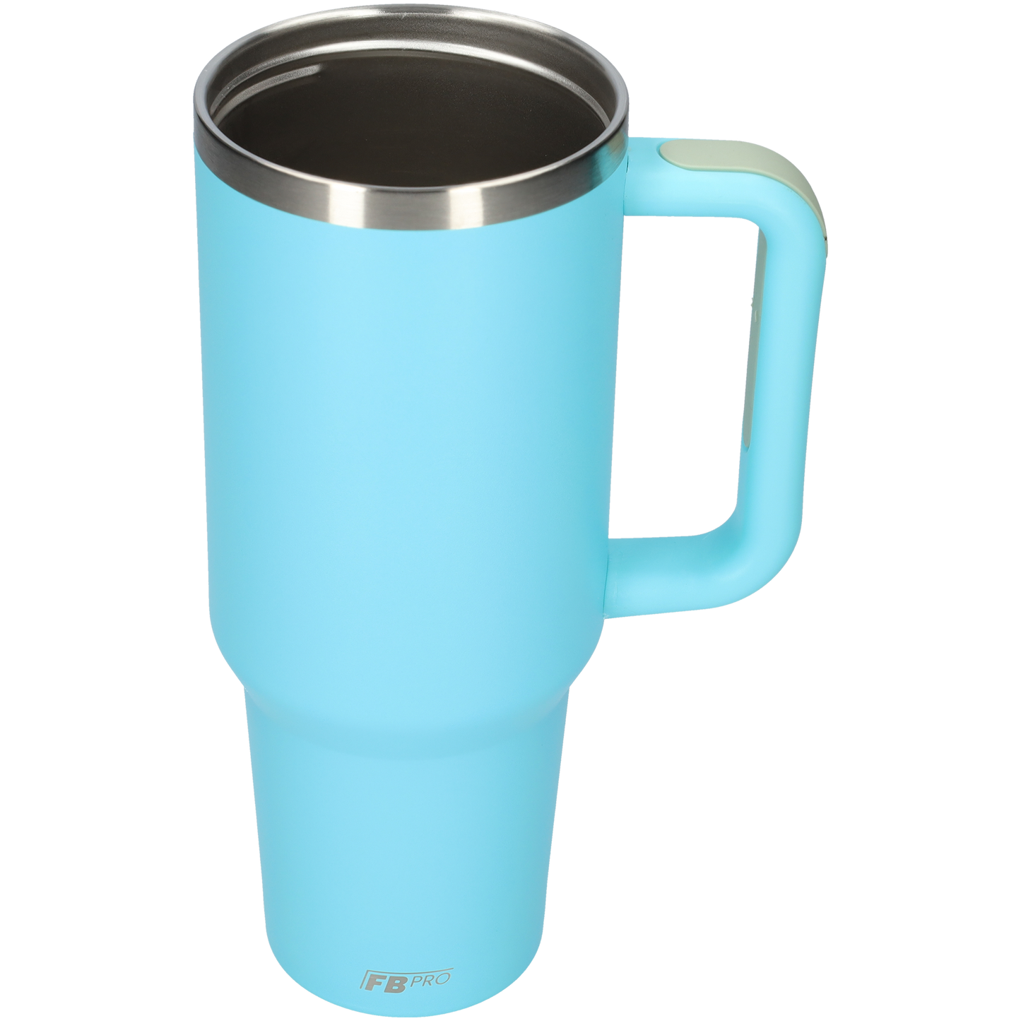 Thermos drinkbeker tumbler 1.2L met handvat en rietje - Thermosbeker - 1200 ML - Licht Blauw