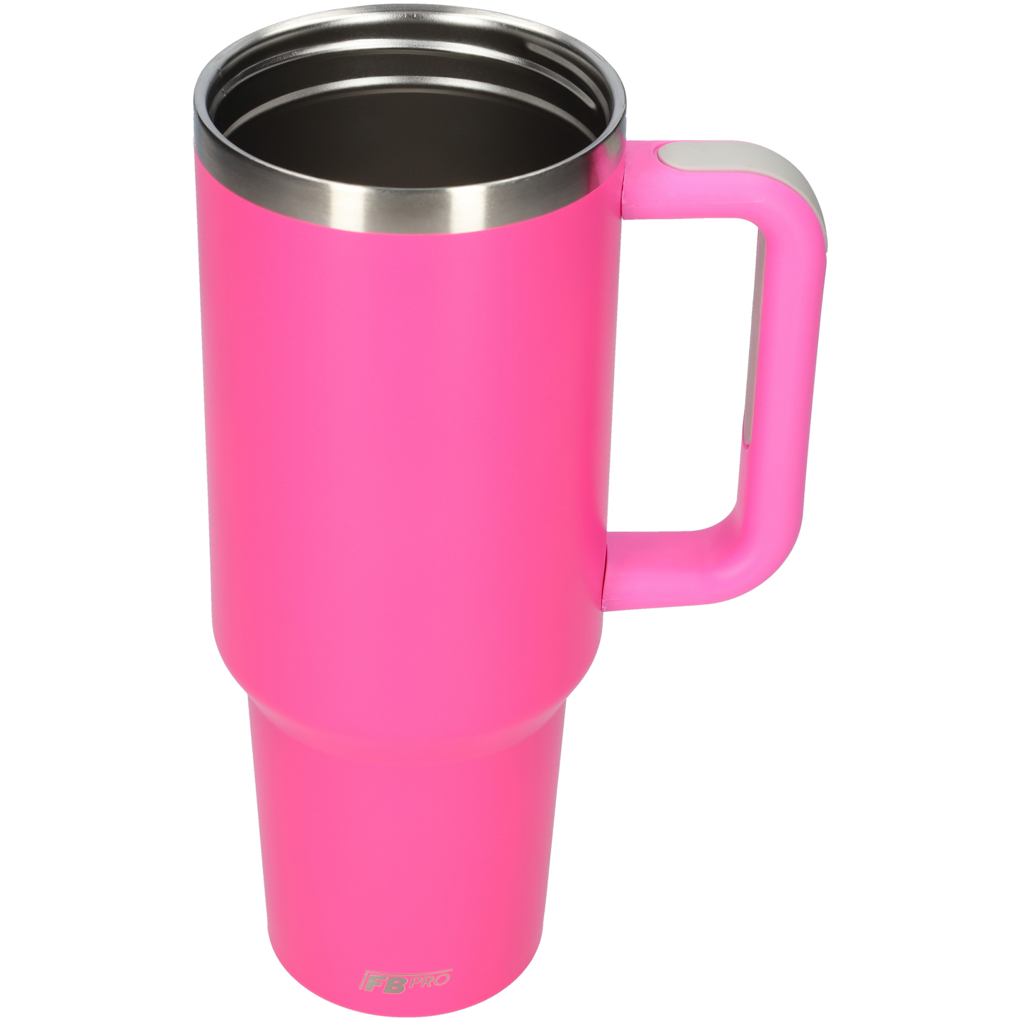 Thermos drinkbeker tumbler 1.2L met handvat en rietje - Thermosbeker - 1200 ML - Roze