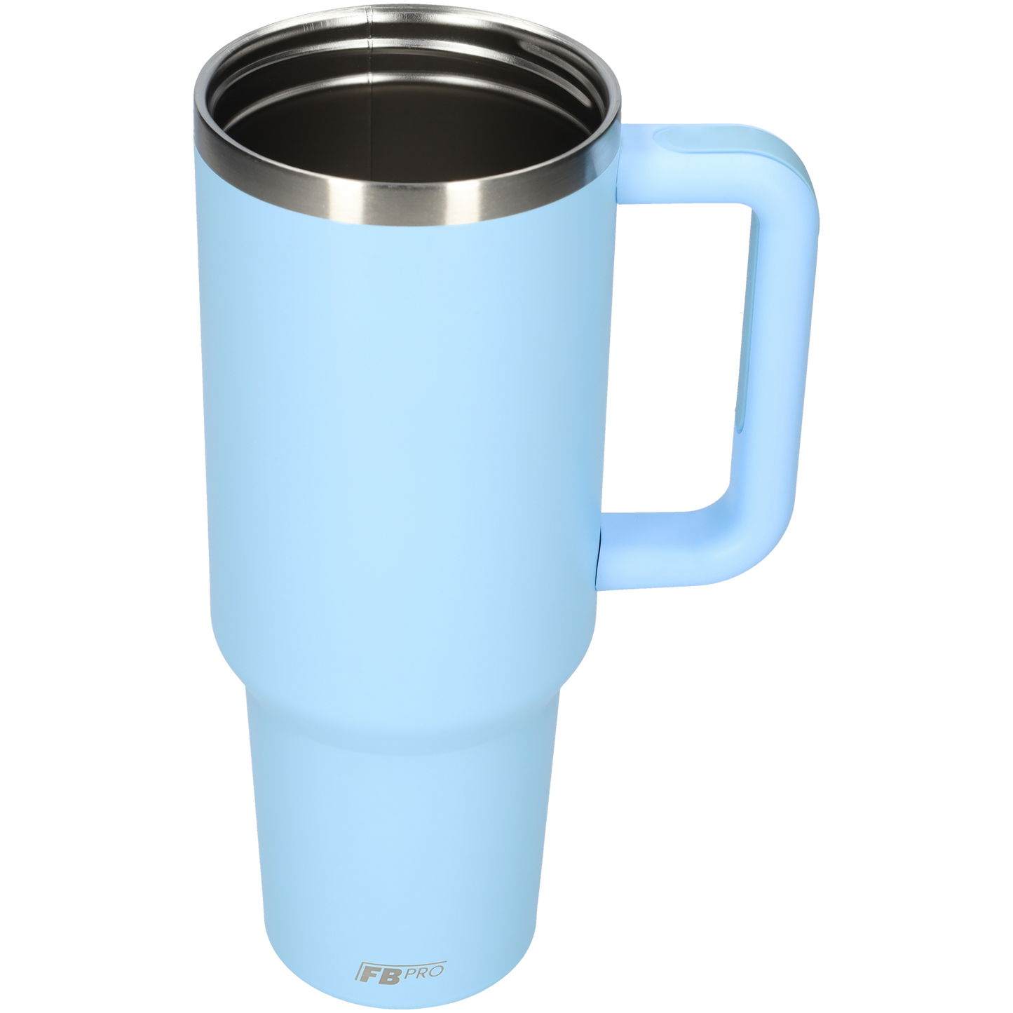 Thermos drinkbeker tumbler 1.2L met handvat en rietje - Thermosbeker - 1200 ML - Baby Blauw