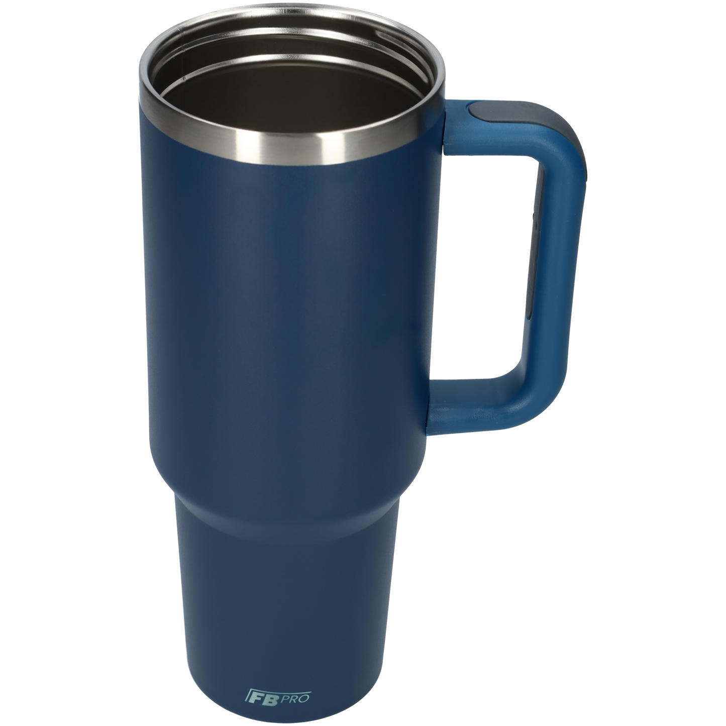 Thermos drinkbeker tumbler 1.2L met handvat en rietje - Thermosbeker - 1200 ML - Middernacht Blauw