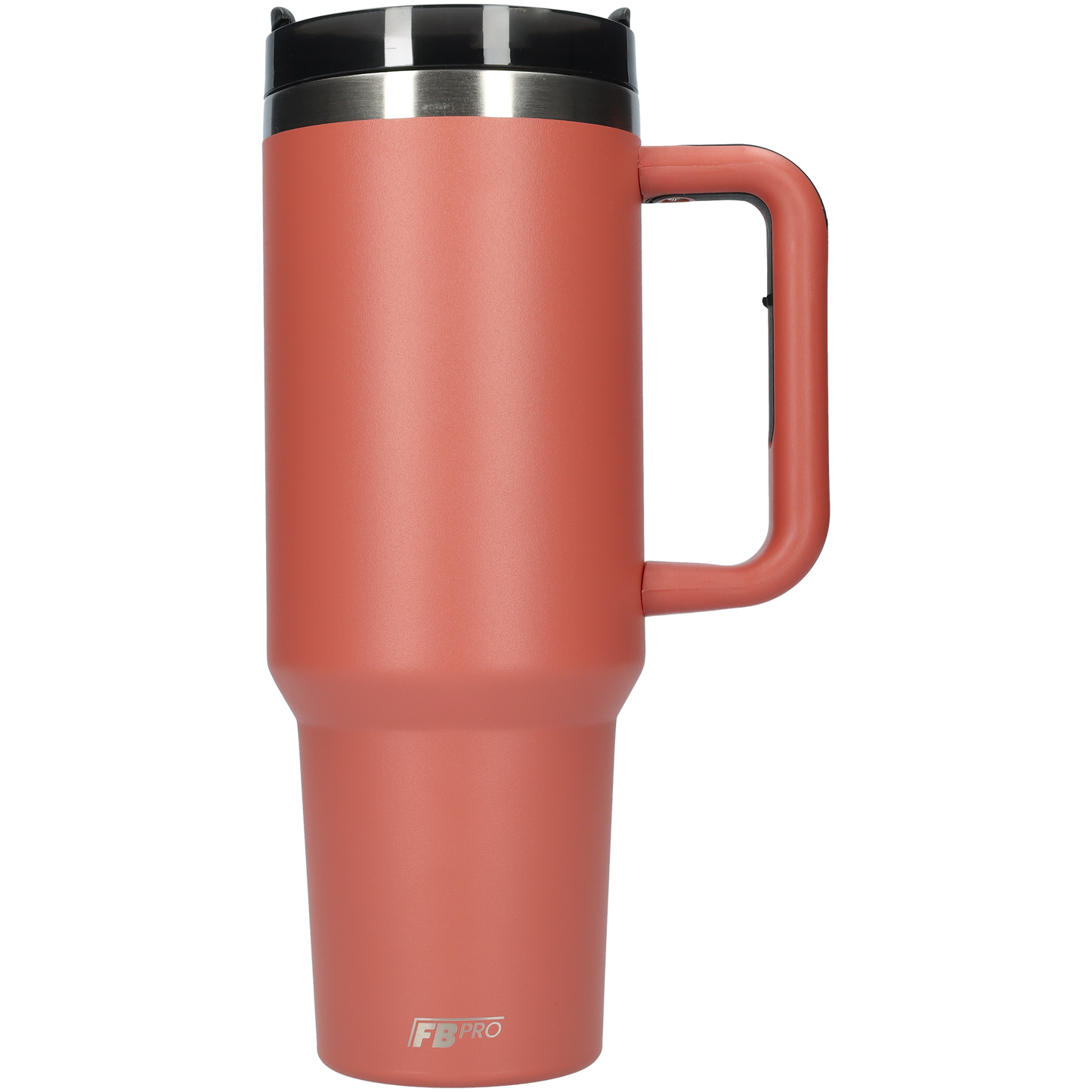 Thermos drinkbeker tumbler 1.2L met handvat en rietje - Thermosbeker - 1200 ML - Rood