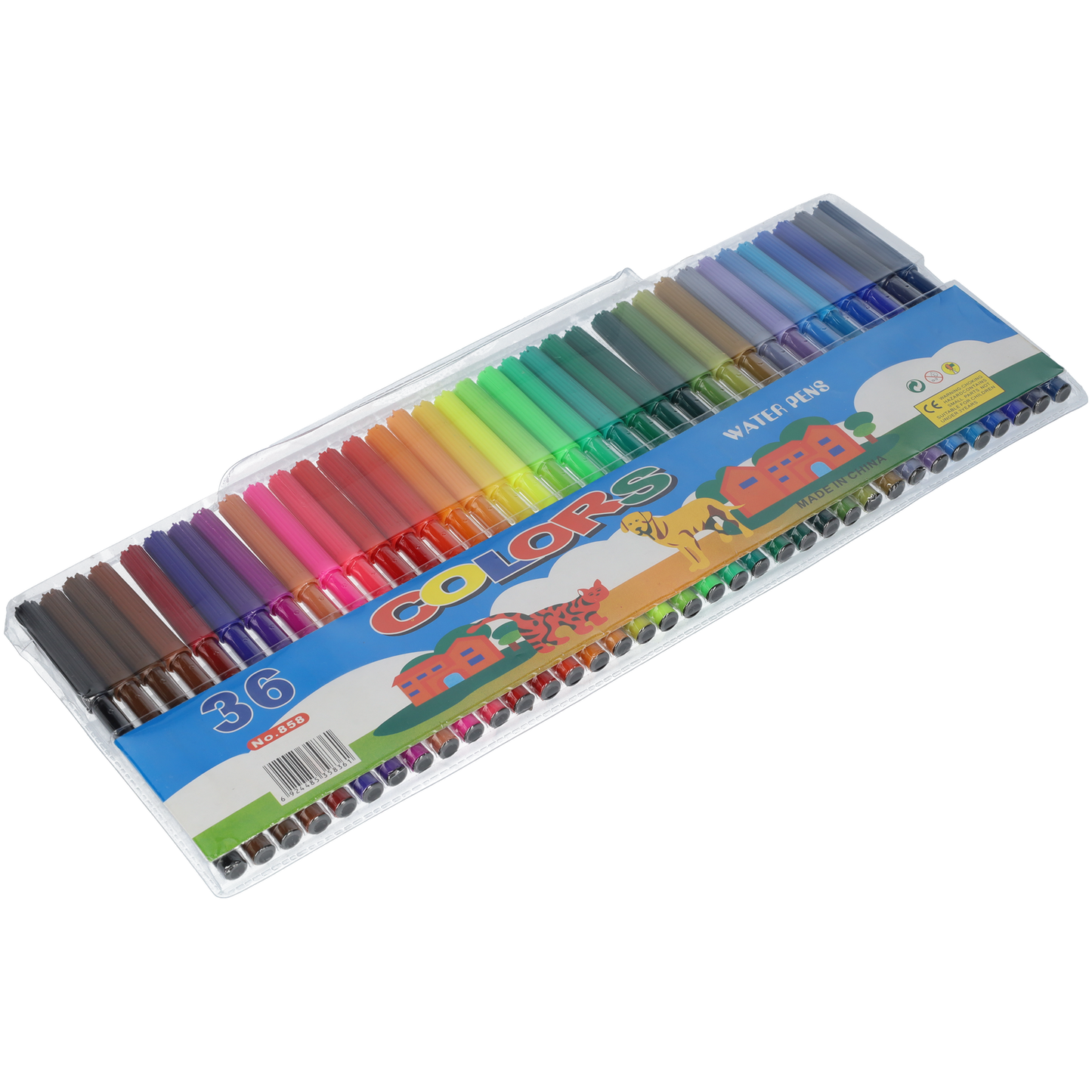 Stiften - Markers - Stiftenset voor kinderen - Leuk te combineren met een kleurboek! - 36 kleuren!