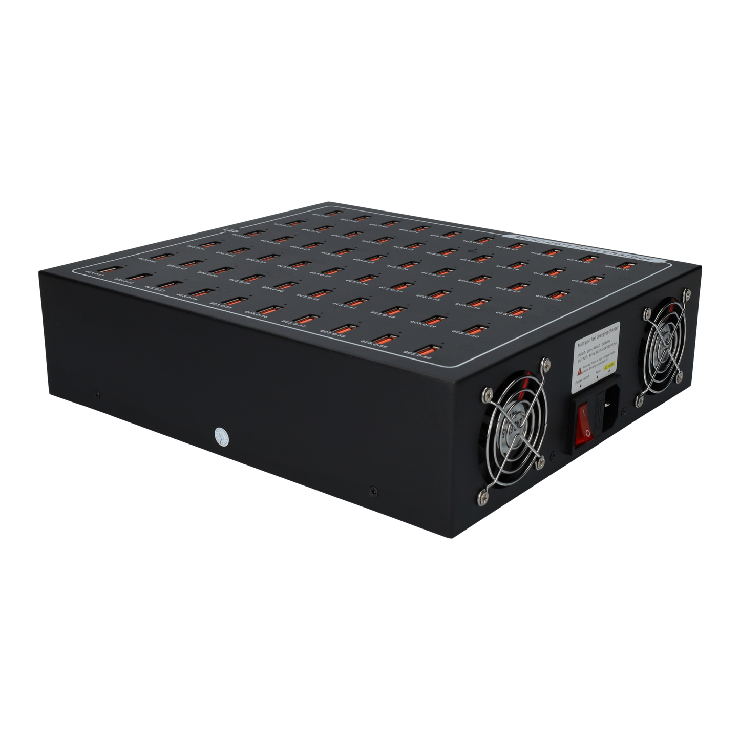 USB lader 600w - 60 poorten - Grote USB Oplader / Voeding - 600 Watt Lader