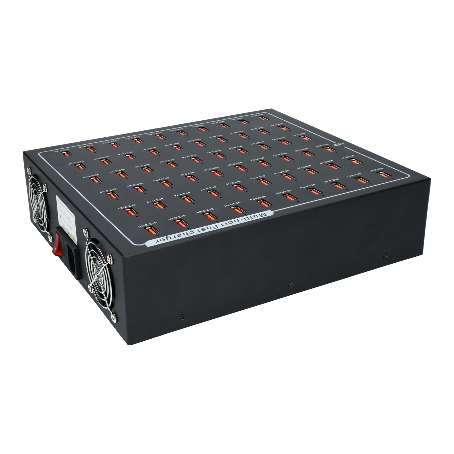 USB lader 600w - 60 poorten - Grote USB Oplader / Voeding - 600 Watt Lader
