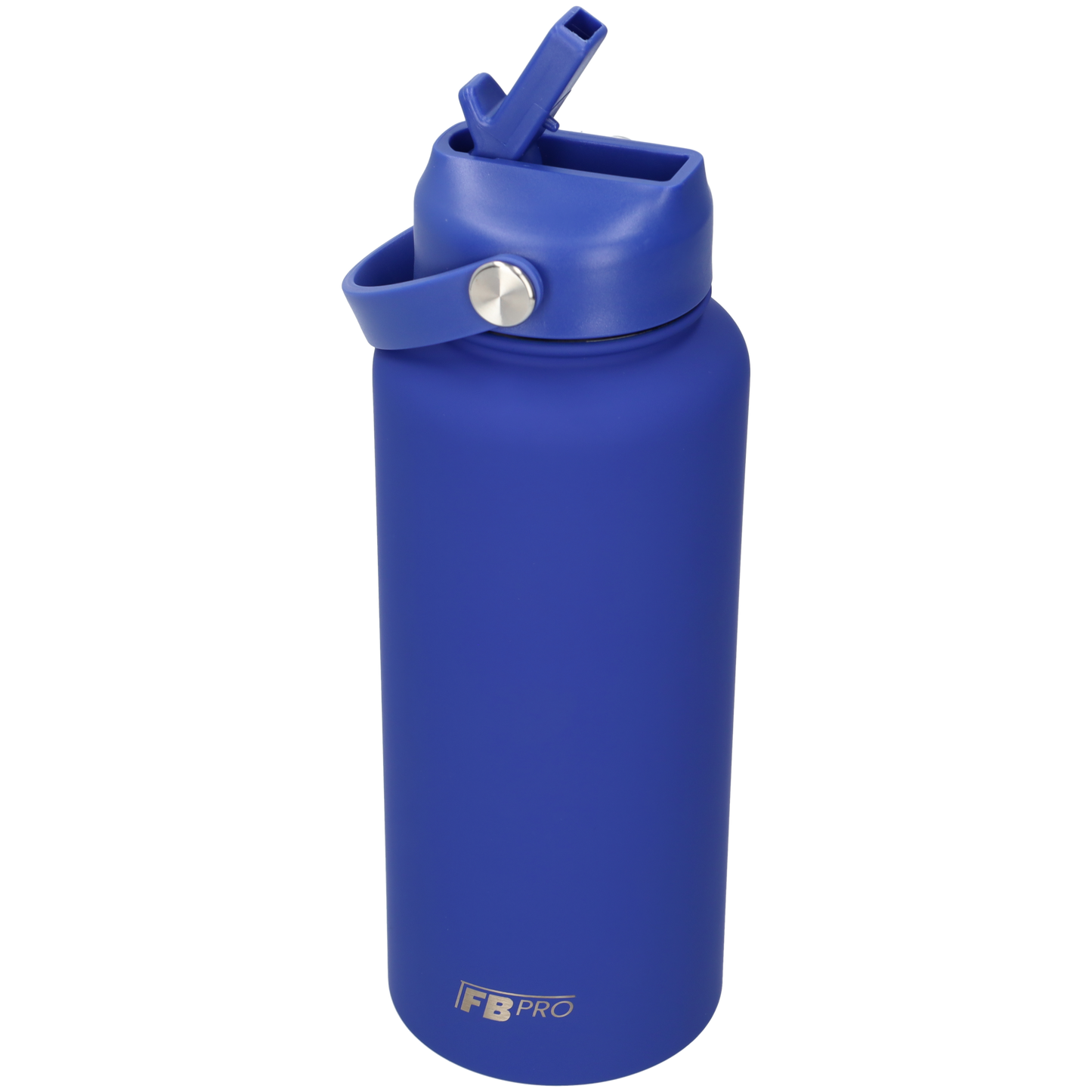 Thermos waterfles 1 liter - Isolerende Waterfles met Draaibare Drinktuit - Sapphire Blue