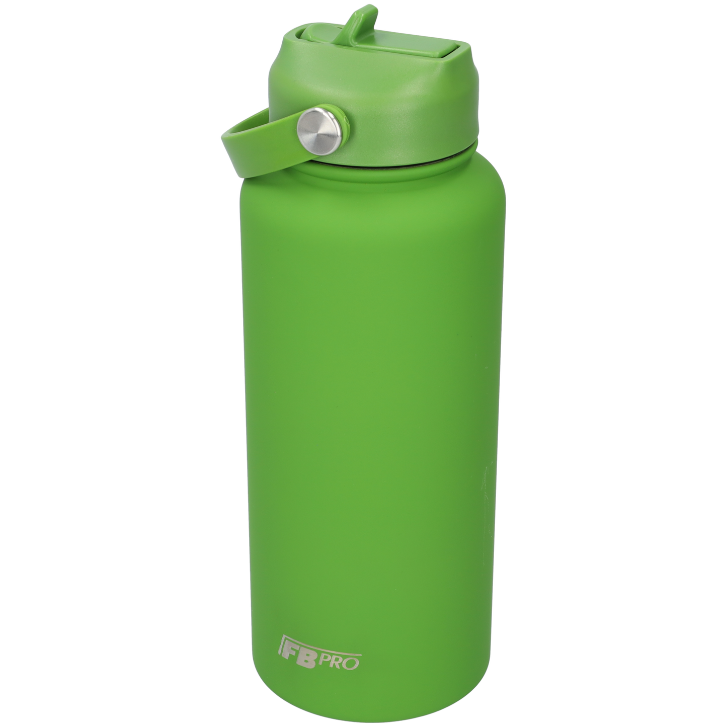 Thermos waterfles 1 liter - Isolerende Waterfles met Draaibare Drinktuit - Leaf green