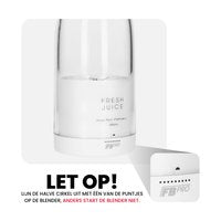 Gele Draadloze Blender To Go - Smoothie maker voor onderweg! - Geel