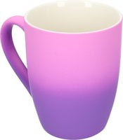 Kleurrijke paars/roze slanke mokken! - 4 stuks - 300ml - Perfect voor koffie, thee of andere warme dranken - Gezellig design - Koffiemok met gradient ontwerp