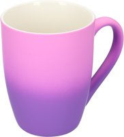 Kleurrijke paars/roze slanke mokken! - 4 stuks - 300ml - Perfect voor koffie, thee of andere warme dranken - Gezellig design - Koffiemok met gradient ontwerp