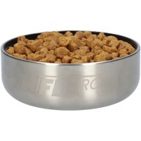 Honden drinkfles met voerbakken - Dubbelwandig - Thermosfles - RVS Fles - BPA vrij - 1 Liter - Bruin