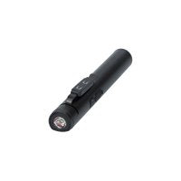 Multifunctionele Pen LED Zaklamp - Met Floodlight - 4 Standen - Bevestigingsclip - Zwart - 160 Lumen