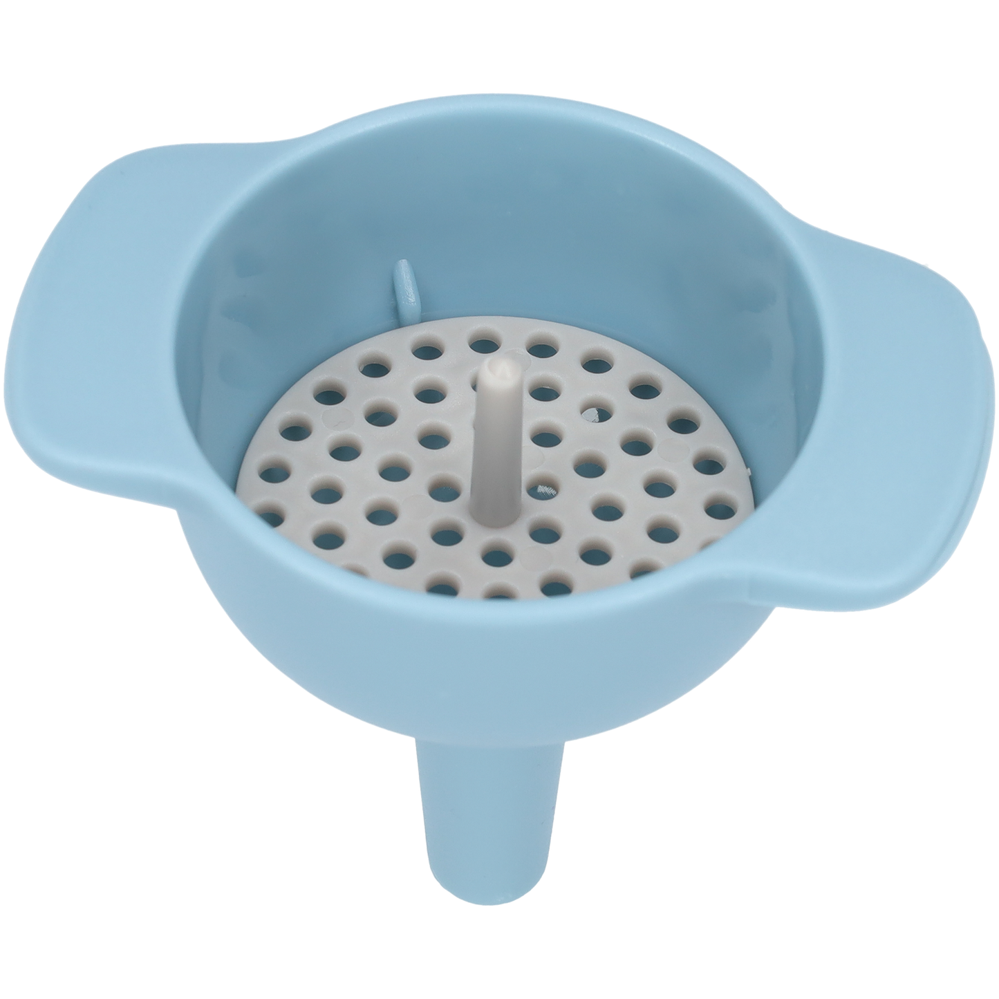 Trechter set - Keukengerei - 3-in-1 Trechters - Met fruitpulp filter! - Grijs/Cyaan/Blauw