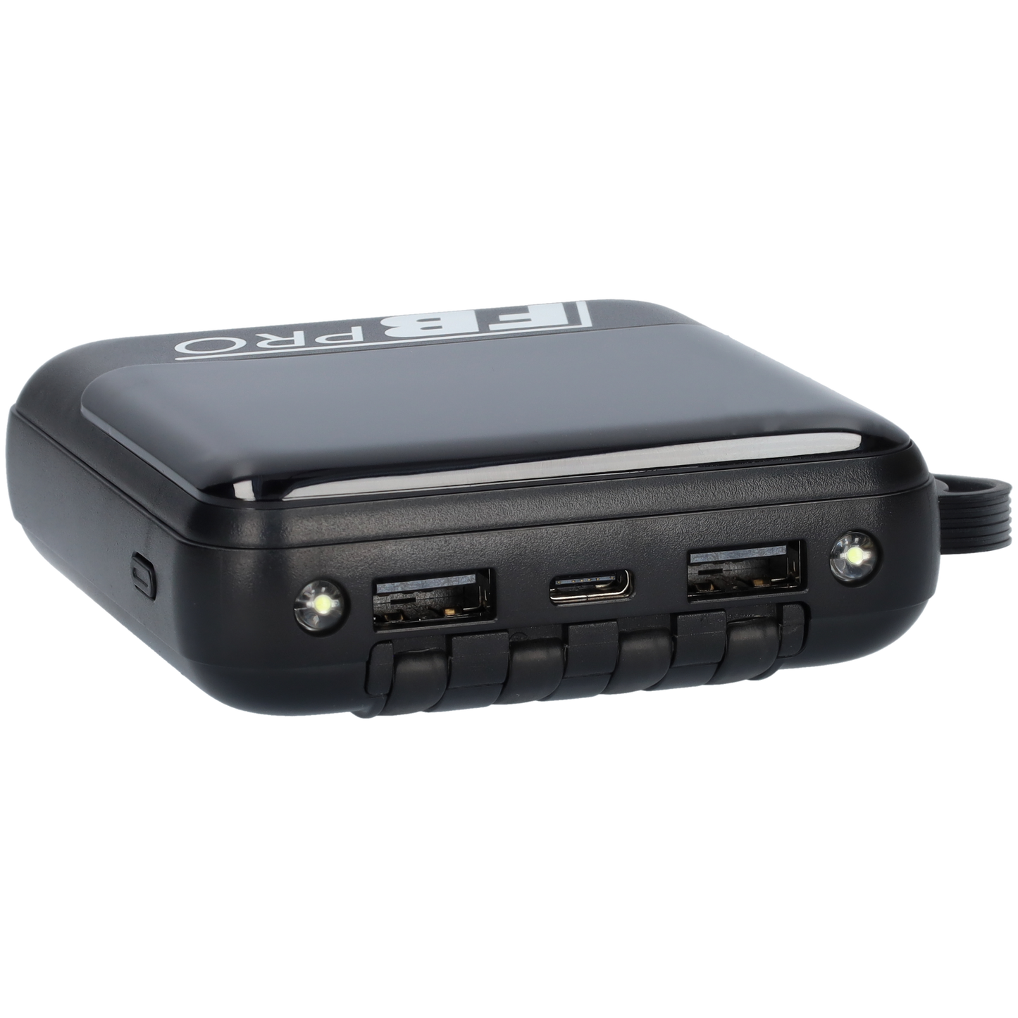 Powerbank - 10000mAh - Oplader - Snel opladen - Alle Oplaad Snoertjes Inbegrepen - Extra Zaklamp - Zwart