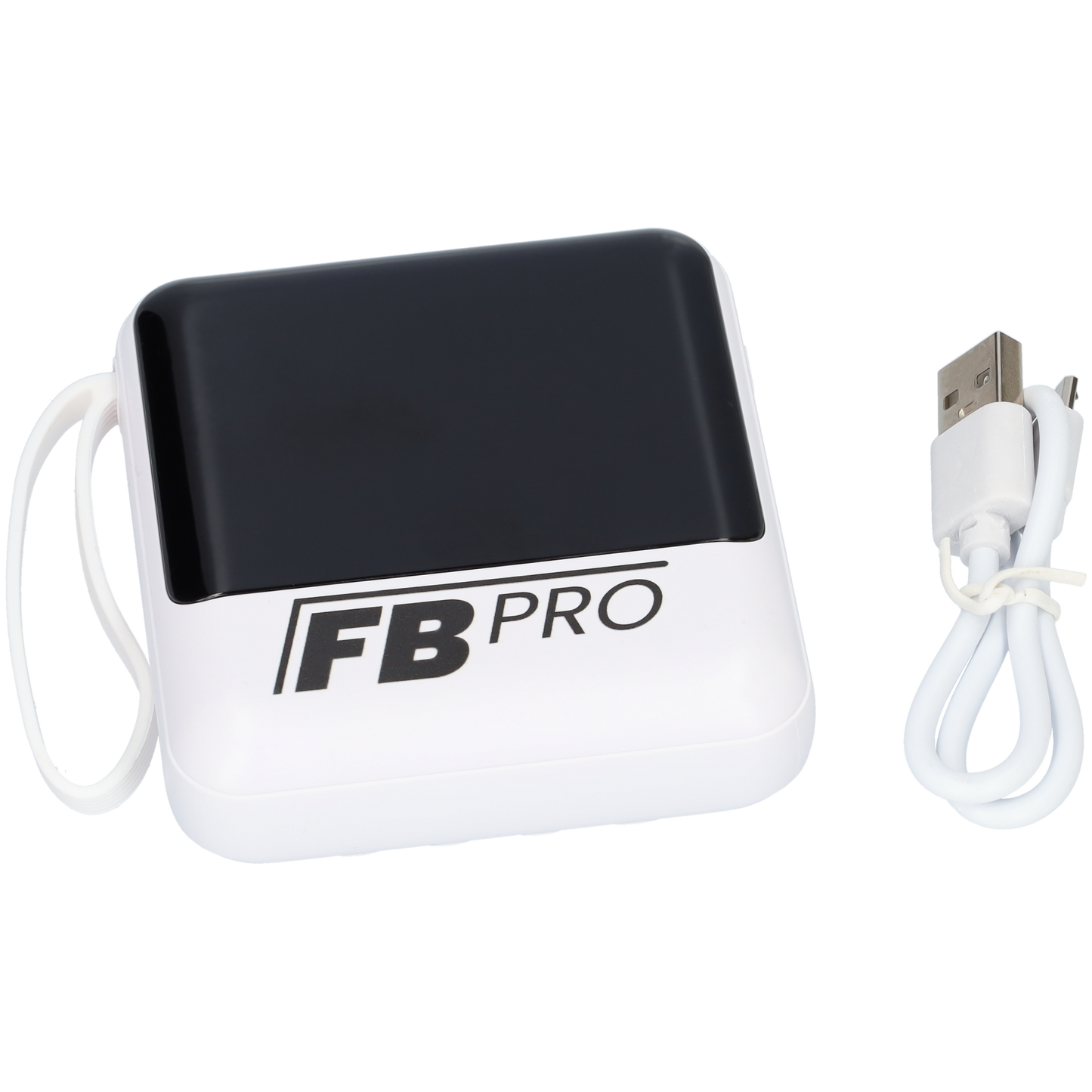 Powerbank - 10000mAh - Oplader - Snel opladen - Alle Oplaad Snoertjes Inbegrepen - Extra Zaklamp - Wit
