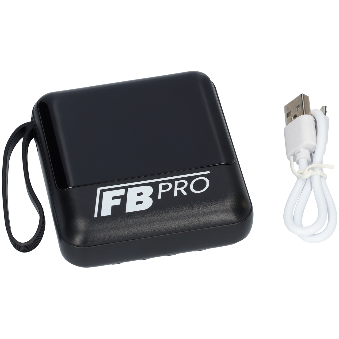 Powerbank - 10000mAh - Oplader - Snel opladen - Alle Oplaad Snoertjes Inbegrepen - Extra Zaklamp - Zwart