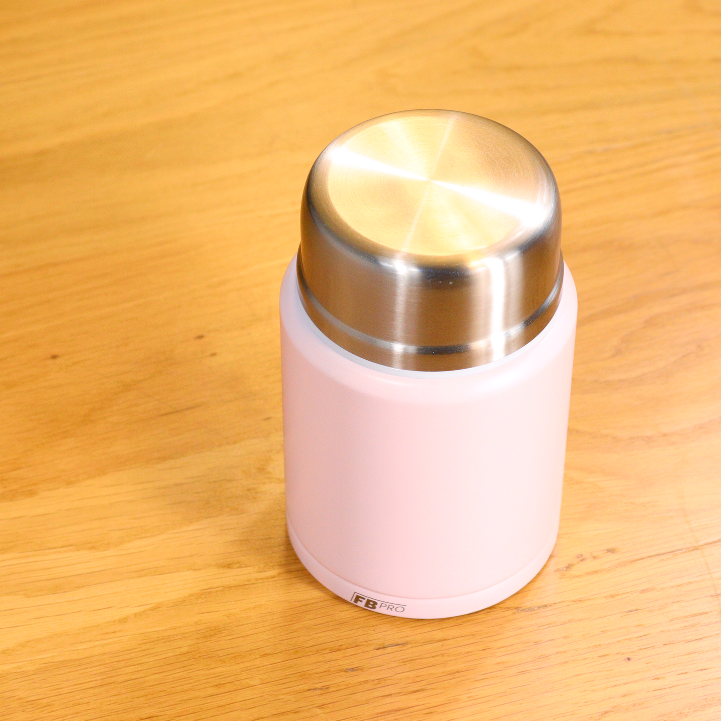 Thermos Voedselcontainer met Lepel - Thermoskan - Licht roze - 450ml