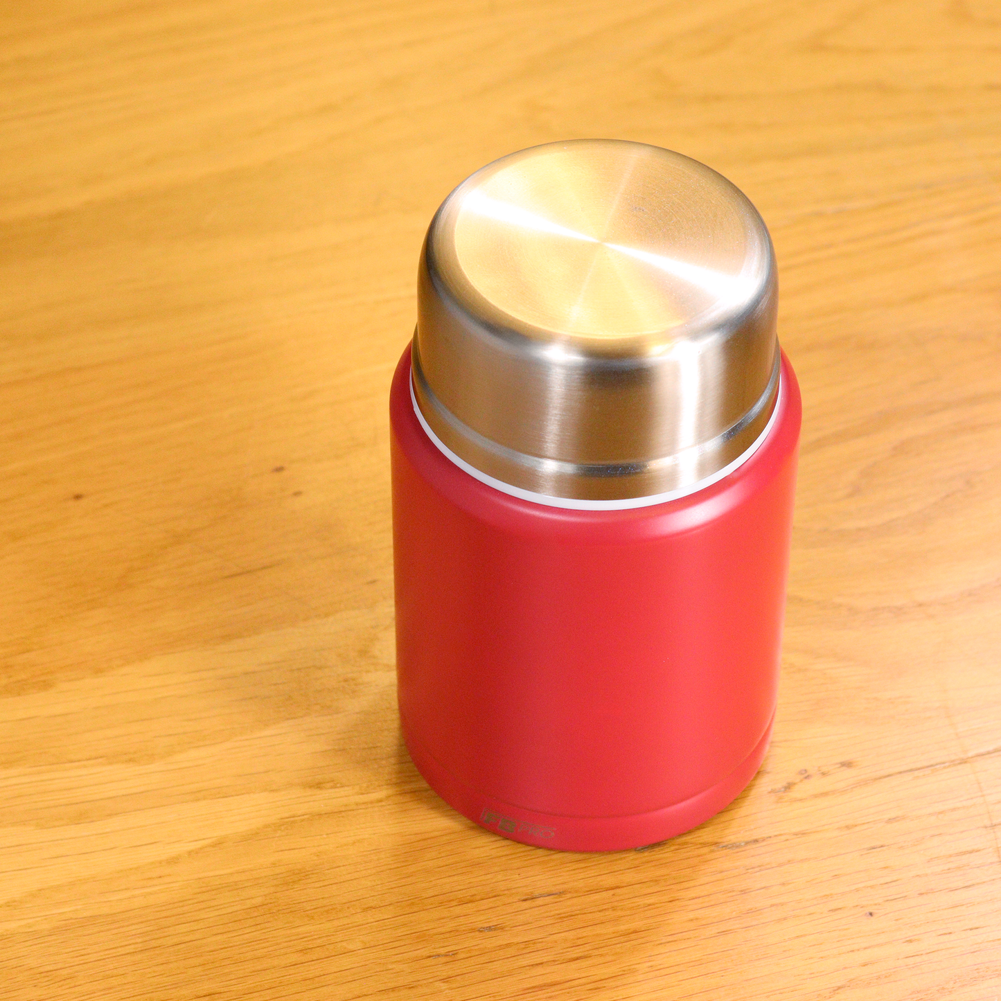 Thermos Voedselcontainer met Lepel - Thermoskan - Thermosfles - Rood - 450ml