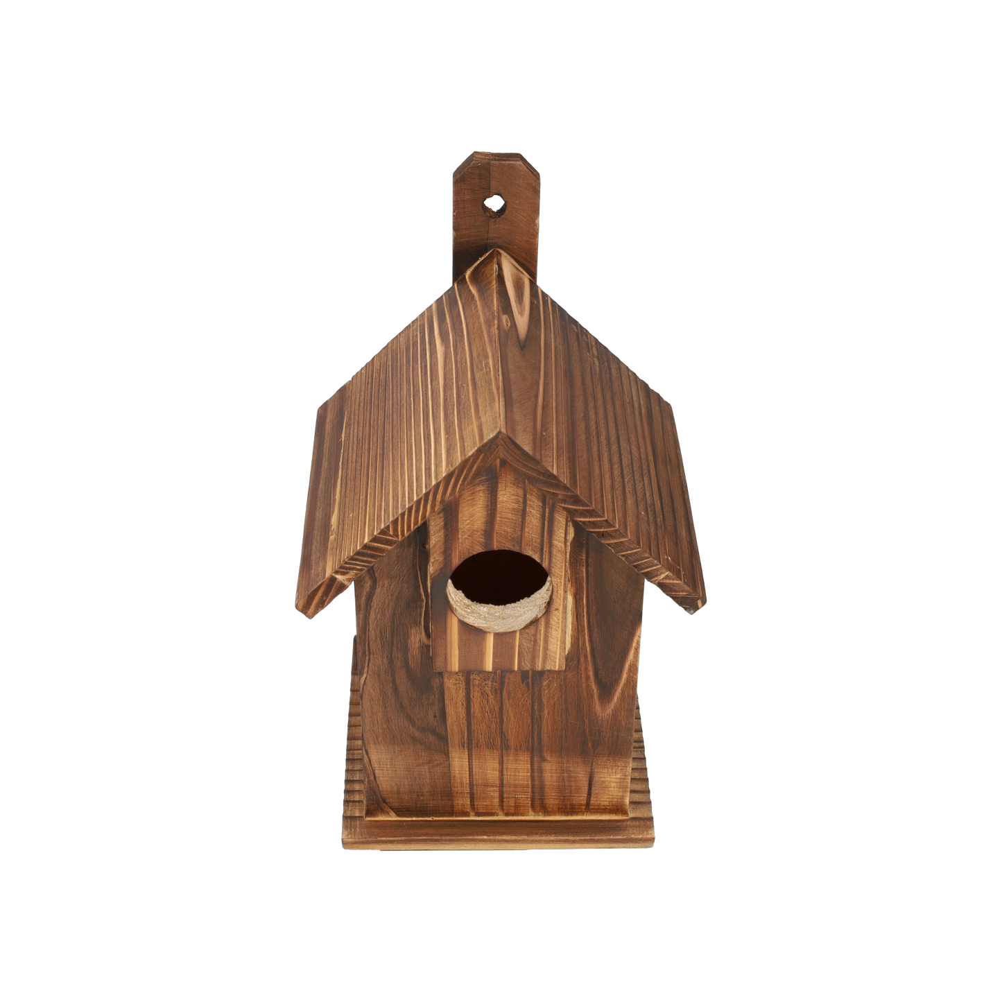 Vogelhuisje van hout - Fraaie Nestkast - Houten nestkast - Ophangbaar Vogelhuisje voor in de tuin voor bijvoorbeeld een koolmees, groenling, pimpelmees of winterkoning