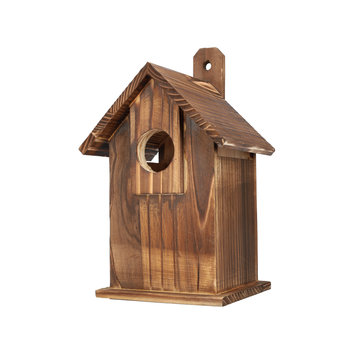Vogelhuisje van hout - Fraaie Nestkast - Houten nestkast - Ophangbaar Vogelhuisje voor in de tuin voor bijvoorbeeld een koolmees, groenling, pimpelmees of winterkoning