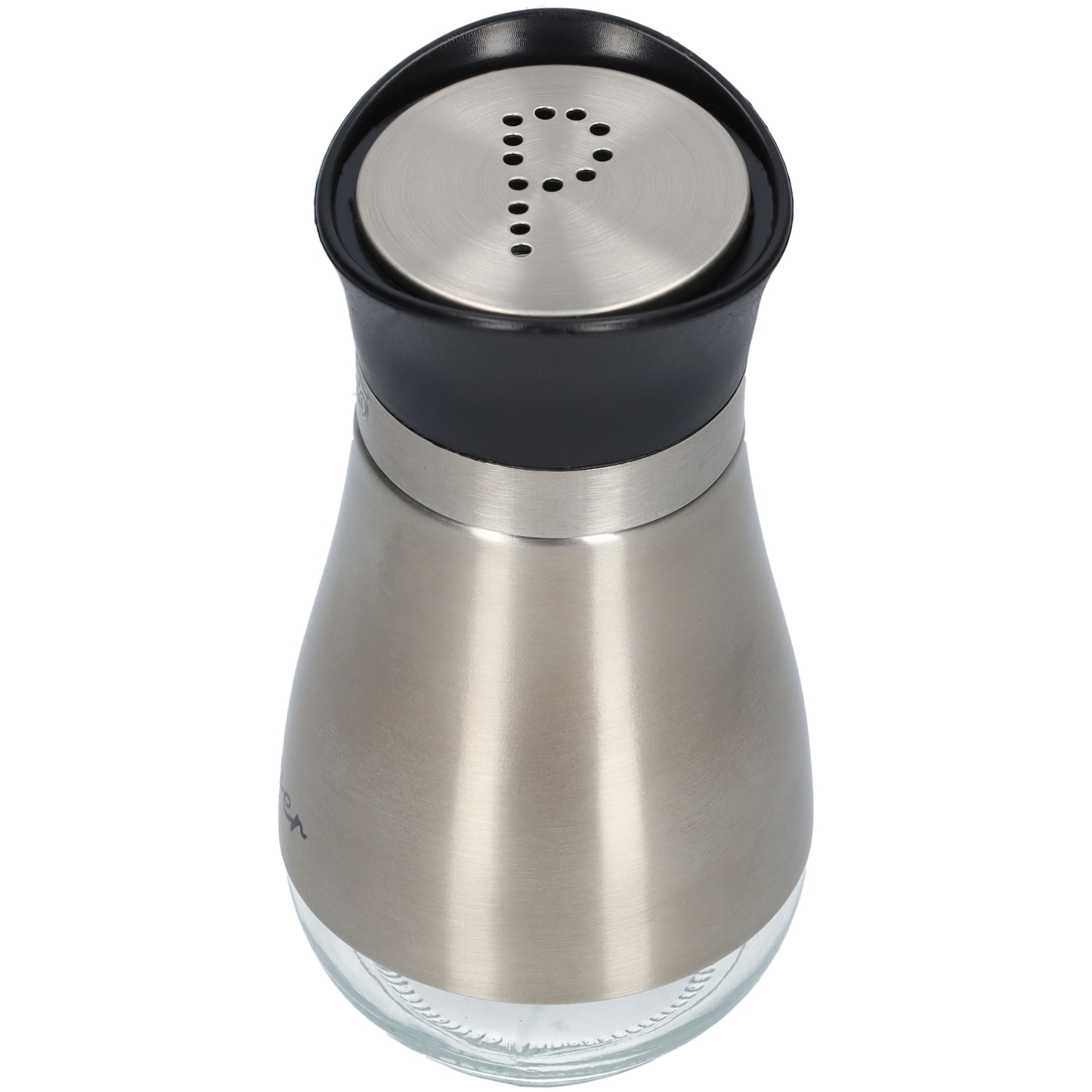 Zout en peper potjes van glas en RVS (2 stuks!) - Kruidenpotjes - RVS & glas