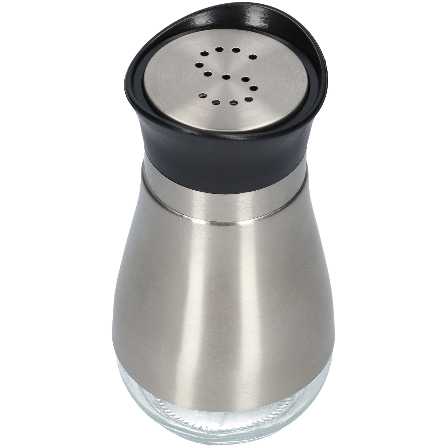 Zout en peper potjes van glas en RVS (2 stuks!) - Kruidenpotjes - RVS & glas